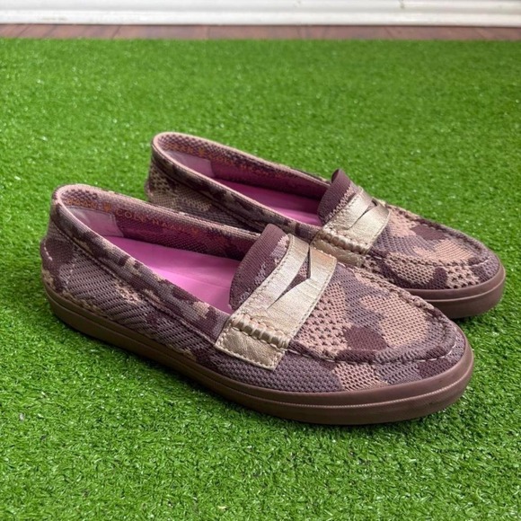 Cole Haan Shoes - Cole Haan Women's‎ 8B Grand OS Purple Camo Pinch Weekender Penny Loafers Slip On